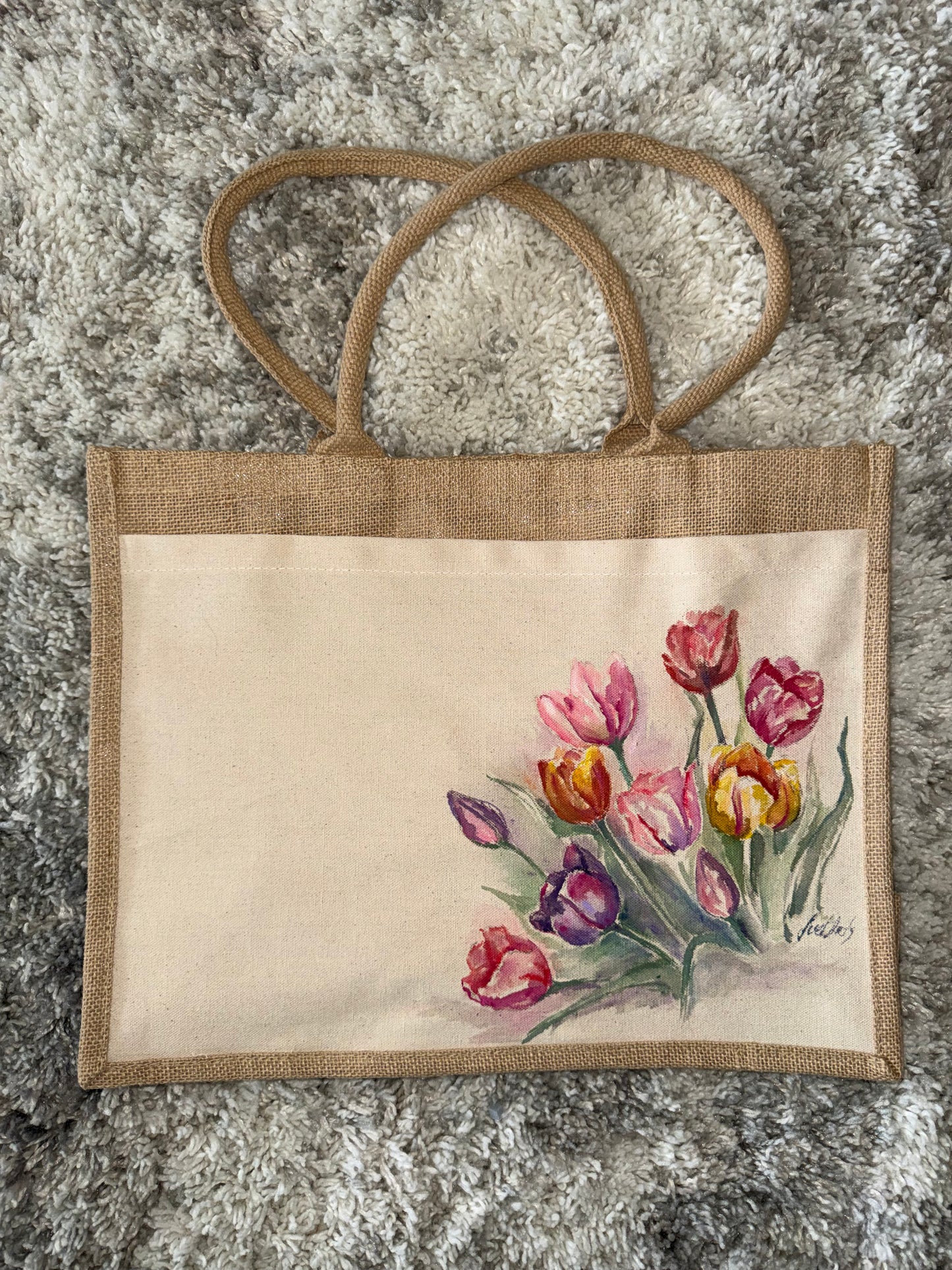 Beach Bag - Tulips