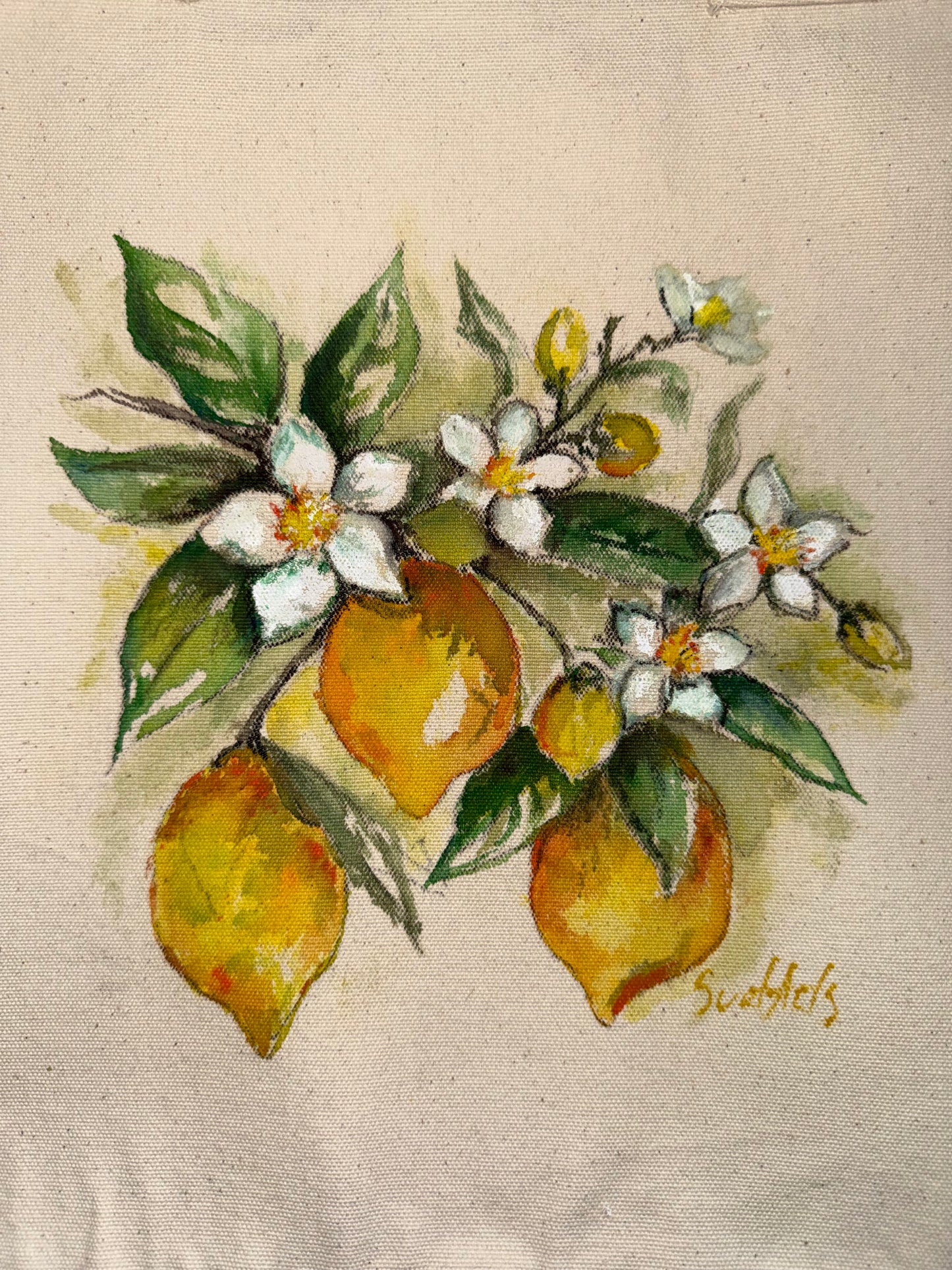 Beach Bag - Lemons