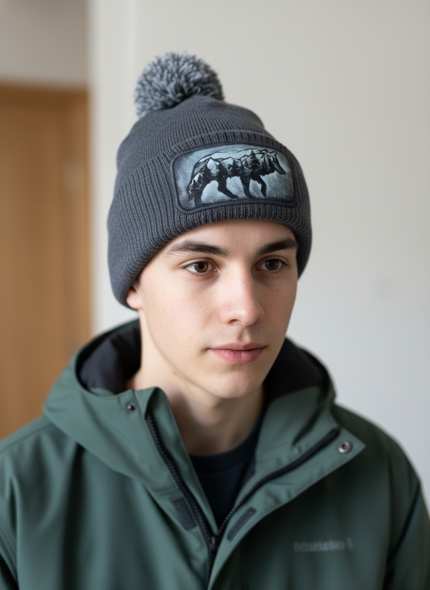 Winter Vibes - Wolf Hat